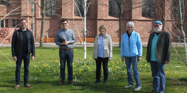 Ein starkes Team für ein starkes Projekt: Andreas Mager, Marius Schmidt, Silvia Rhiem, Ute Striebinger und Werner Brall. Foto: Nadine Schütz