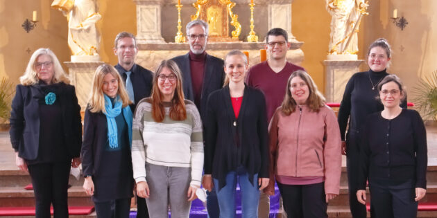 In Präsenz im neuen Probenraum