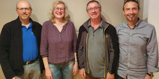 Der neue geschäftsführende Vorstand von ZwiBuR: Jürgen Rudolph, Undine Ihrig, Bodo Ehret und Ralf Ehret (v.l.). Foto: ehr