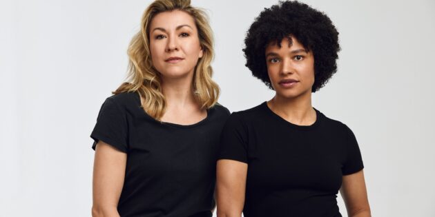 Die beiden Hauptdarstellerinnen der Nibelungen-Festspiele: Genija Rykova und Gina Haller. Foto: Marcus Mueller-Saran