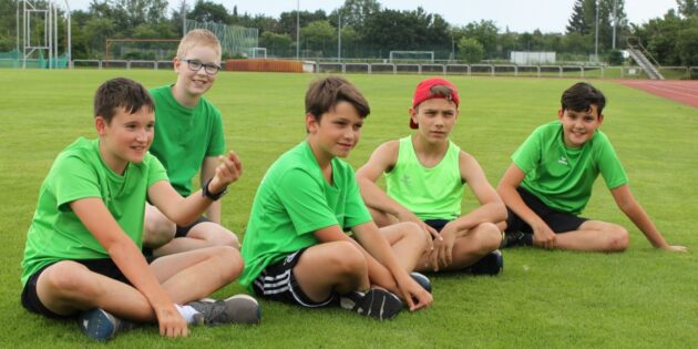 Die jungen Athleten freuen sich schon auf den Startschuss in die Freiluftsaison. Foto: oh