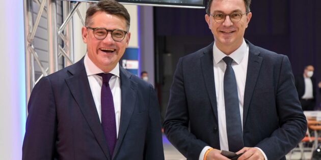 Alexander Bauer und Boris Rhein, der Ende Mai neuer Hessischer Ministerpräsident werden soll. Foto: oh