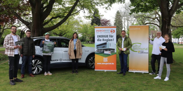 Die Organisatoren und Sponsoren des Stadtpark-Festival Lampertheim freuen sich auf eine Neuauflage mit vielen Besuchern, tollem Wetter und vor allem viel Musik. Foto: Benjamin Kloos