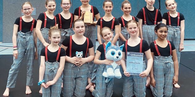 Tanzten ihr erstes Turnier – und wie!: Die KIDScompany. Foto: oh
