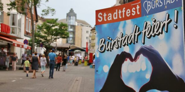 BUZ: Die Bürgerstadt mit Herz lädt mit einem vielfältigen Programm vom  27. bis 29. Mai zum Stadtfest nach Bürstadt ein. Foto: oh