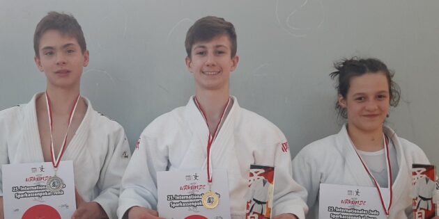 Zweimal Platz 1 und je einmal Platz 2 und 3 für Bürstädter Judoka