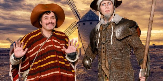 Don Quijote und sein treuer Schildknappe erleben so manches Abenteuer. Foto: oh