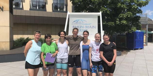 Zeigten ihr Können: Die Schwimmerinnen der SG Neptun Lampertheim. Foto: oh