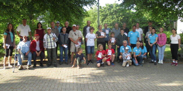58 erfolgreiche Absolventen des Deutschen Sportabzeichens erhielten am 31. Mai ihre Urkunden. Foto: oh