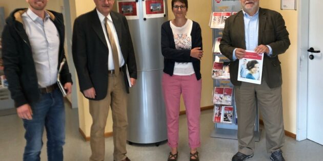 Dr. Stefan Griesheimer, Dr. Michael Meister,  Anette Herbert und Franz Korb (v,l.). Foto: oh