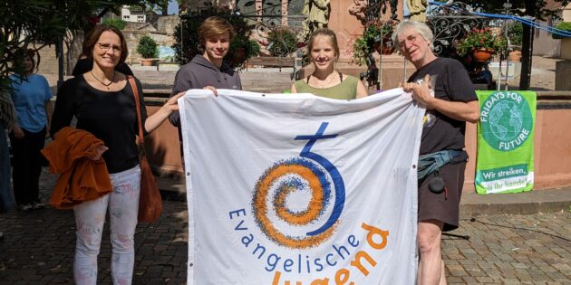 Aktiv für das Klima mit dabei: Die Evangelische Jugend Bergstraße. Foto: oh 