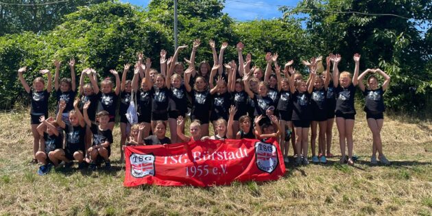 Freude pur bereitet den Teilnehmern der TSG Bürstadt das diesjähriger Bergsträßer Kinderturnfest. Foto: oh