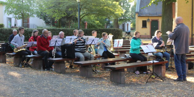 Die KKM Biblis begleitete die Anwesenden durch die Frühmeditation. Foto: oh
