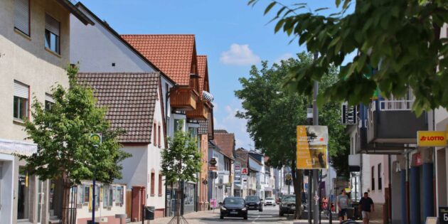 Umgebaute Nibelungenstraße zwischen Historischem Rathaus und Marktstraße. Foto: Hannelore Nowacki