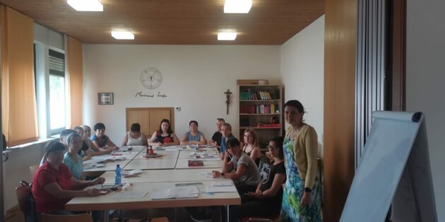 An vier Tagen wöchentlich von 8.30 bis 11.45 Uhr treffen sich die Teilnehmer zum Sprachkurs. Foto: Dr. Oxana Berduta