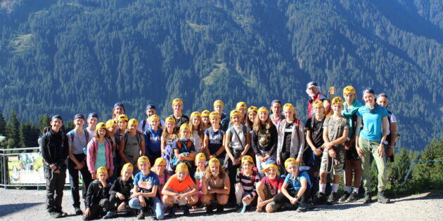 Die diesjährige Wanderfreizeit des Evangelischen Dekanats Bergstraße führte Kinder und Jugendliche aus 16 Dekanatsgemeinden nach Tschagguns in die österreichischen Alpen. Foto: oh
