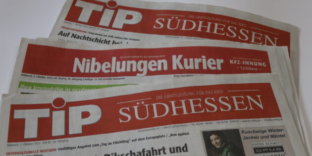 Aus 2 mach 1: Der TIP und der Nibelungen Kurier verschmelzen zu einem Verlagshaus. Foto: Benjamin Kloos