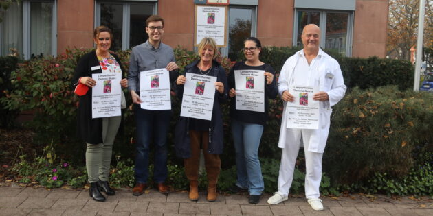 Der Arbeitskreis Demenz um Rebecca Bauer, Marius Schmidt, Silvia Rhiem, Stephanie Rapp und Dr. Csaba Reich lädt herzlich zur Lampertheimer Demenz-Messe ein. Foto: Benjamin Kloos