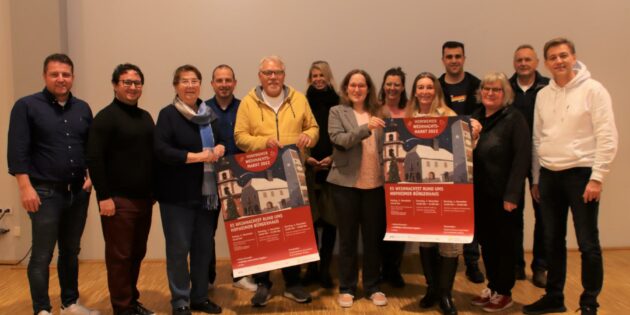 Vorfreude bei den Hofheimer Veranstaltern des „Howwemer Weihnachtsmarktes 2022“ am 3. und 4. Dezember. Foto: Hannelore Nowacki
