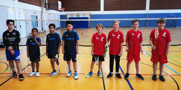 Die Bambini-Mannschaft des Badmintonverein Lampertheim. Foto: oh