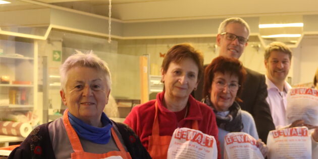 Auch in Bürstadt kommt „Gewalt nicht in die Tüte”
