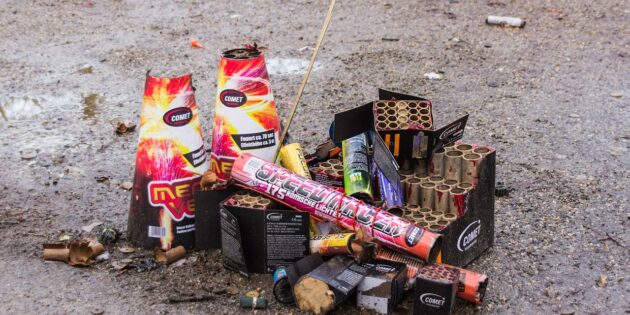 Sicherheitshinweise beim Zünden von Feuerwerk