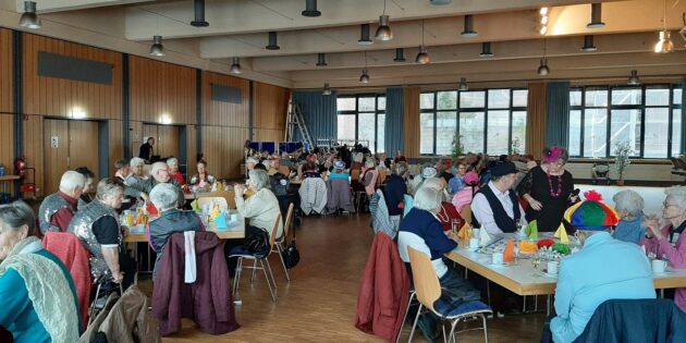 Mit Hipp-Hipp und Hurra feierten die Bibliser Senioren Fasnacht
