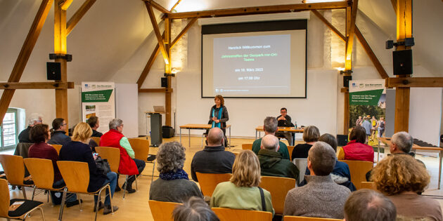 Beim diesjährigen Erfahrungsaustausch der Geopark-vor-Ort-Teams lud ein abwechslungsreiches Programm zu intensivem Austausch ein. Foto: oh