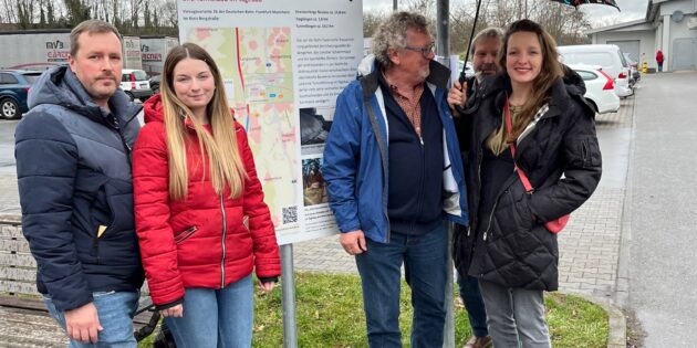Die aktuellen Entwicklungen bei der ICE-Neubaustrecke Frankfurt-Mannheim standen bei der Frühlingstour der SPD Bergstraße im Blickpunkt. Foto: oh