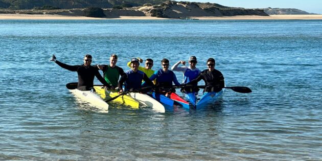 Die WSV-Sportler in Milfontes in Portugal. Foto: oh
