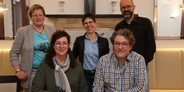 Gute Stimmung beim WVB-Vorstand (von links): Arnika Dörr, Annick Löhr, Dagmar Ochsenschläger, Uwe Schnatz und Joscha Grätz. Foto: Hannelore Nowacki