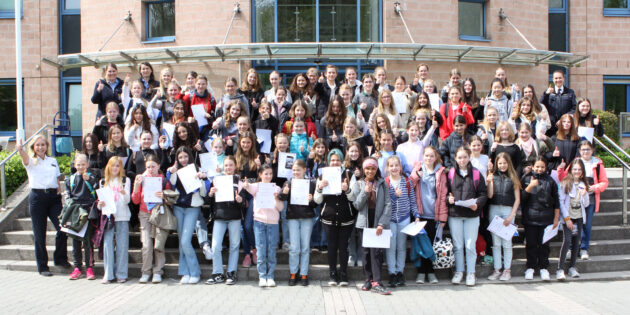 Der Girls' Day 2023 im Polizeipräsidium Südhessen sorgte für Begeisterung. Foto: oh