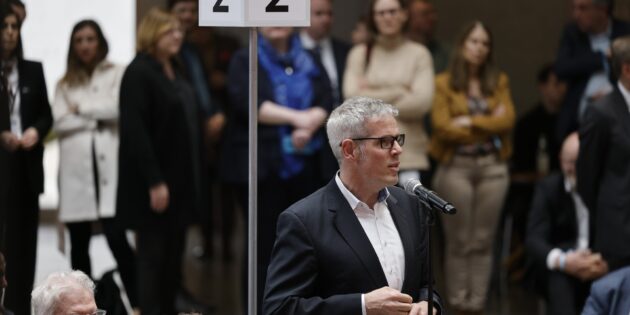 Landrat Engelhardt beim Kommunalgipfel am 30. März im Paul-Löbe-Haus in Berlin. Foto: CDU/CSU-Fraktion Tobias Koch