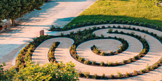 Das bereits realisierte Land-Art-Projekt „Kriemhilds Rosengarten“. Foto: Eichfelder