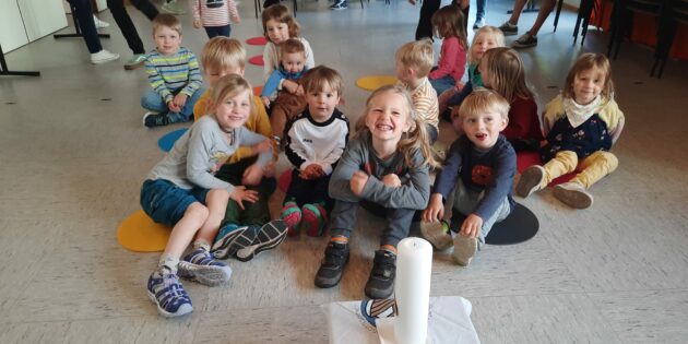 Die Mädchen und Jungen hatten sichtlich Spaß beim Kindergottesdienst. Foto: K. Pietschmann