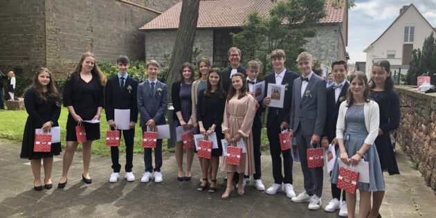 An Kantate wurde in der evangelischen Kirche Groß-Rohrheim Konfirmation gefeiert. Foto: oh