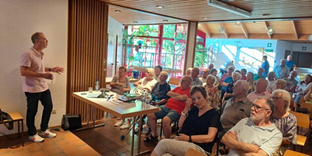 Über 40 Interessierte waren am 12. Juni zum Vortrag über AMD in der Kultur- und Sporthalle in Nordheim bekommen. Foto: oh