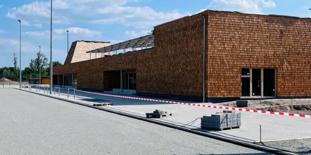Der Bildungs- und Sportcampus Bürstadt erhält eine Auszeichung durch die Landesinitiative + Baukultur in Hessen. Foto: oh