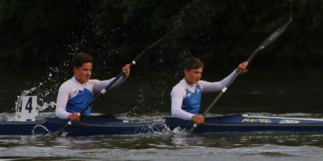 BUZ: Henrik Stiller und Sebastian Sand sind zweifache Sieger im Kajakzweier. Foto: oh