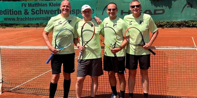 Die erfolgreichen Herren 50 der TG Bobstadt. Foto: oh