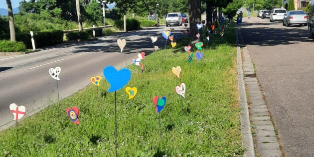 Herzwiese ist gesteckt