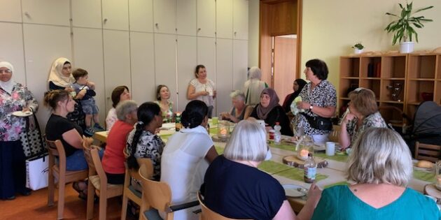 Lebhafte Gespräche boten Sichtweisen in unterschiedliche Kulturen. Foto: Interkulturelles Büro
