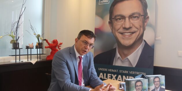 Möchte auch in den kommenden Jahren die Interessen des Kreis Bergstraße in Wiesbaden vertreten: Alexander Bauer (CDU). Foto: Benjamin Kloos