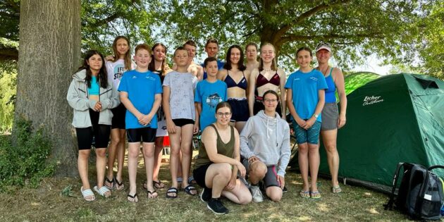 Das Team der SG Neptun Lampertheim erlebte einen besonderen Schwimmwettkampf. Foto: oh