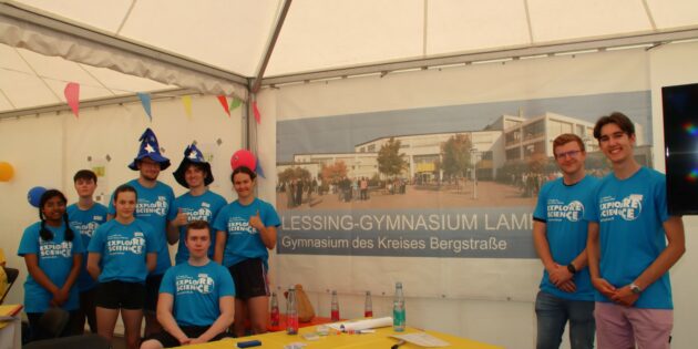Das Lessing-Gymnasium Lampertheim ist bei Explore Science mit einer großen Mitmach-Station vertreten. Foto: Hannelore Nowacki 
