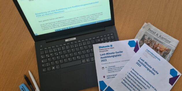 Jetzt noch zum Ausbildungsplatz