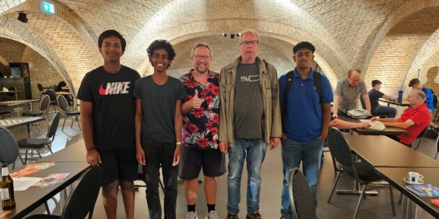Die kleine Delegation der Schachfreunde Bürstadt spielte bei tollem Ambiente erfolgreich Schnellschach. Foto: oh