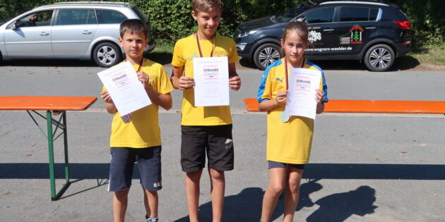 Klasse-Leistung für den Werfernachwuch der WG Fränkisch Crumbach/Bürstadt in Fürth. Foto: Ismail Öztürk