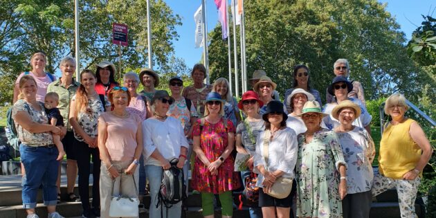 Viel Wissenswertes konnte die Lampertheimer Landfrauen bei der BUGA-Stippvisite erfahren.  Foto: oh