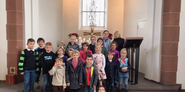 Der Tauferinnerungsgottesdienst war für die 20 Kinder ein schönes Erlebnis. Foto: oh